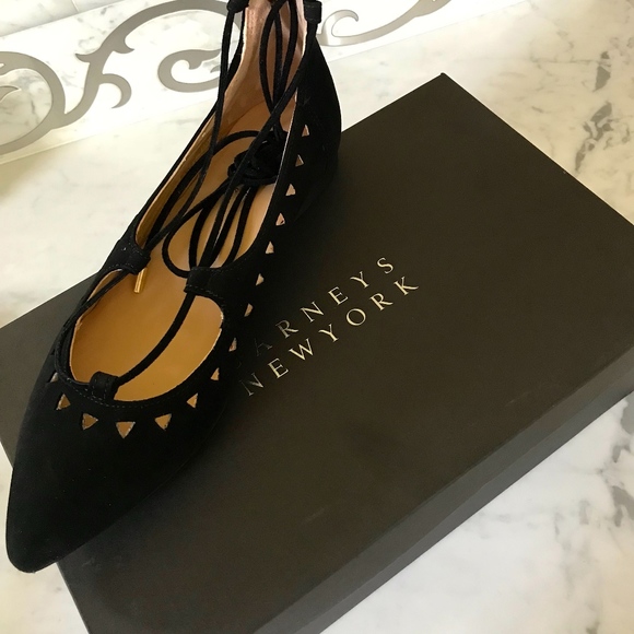 Barneys New York Shoes - Barneys New York Lace-Up Flats